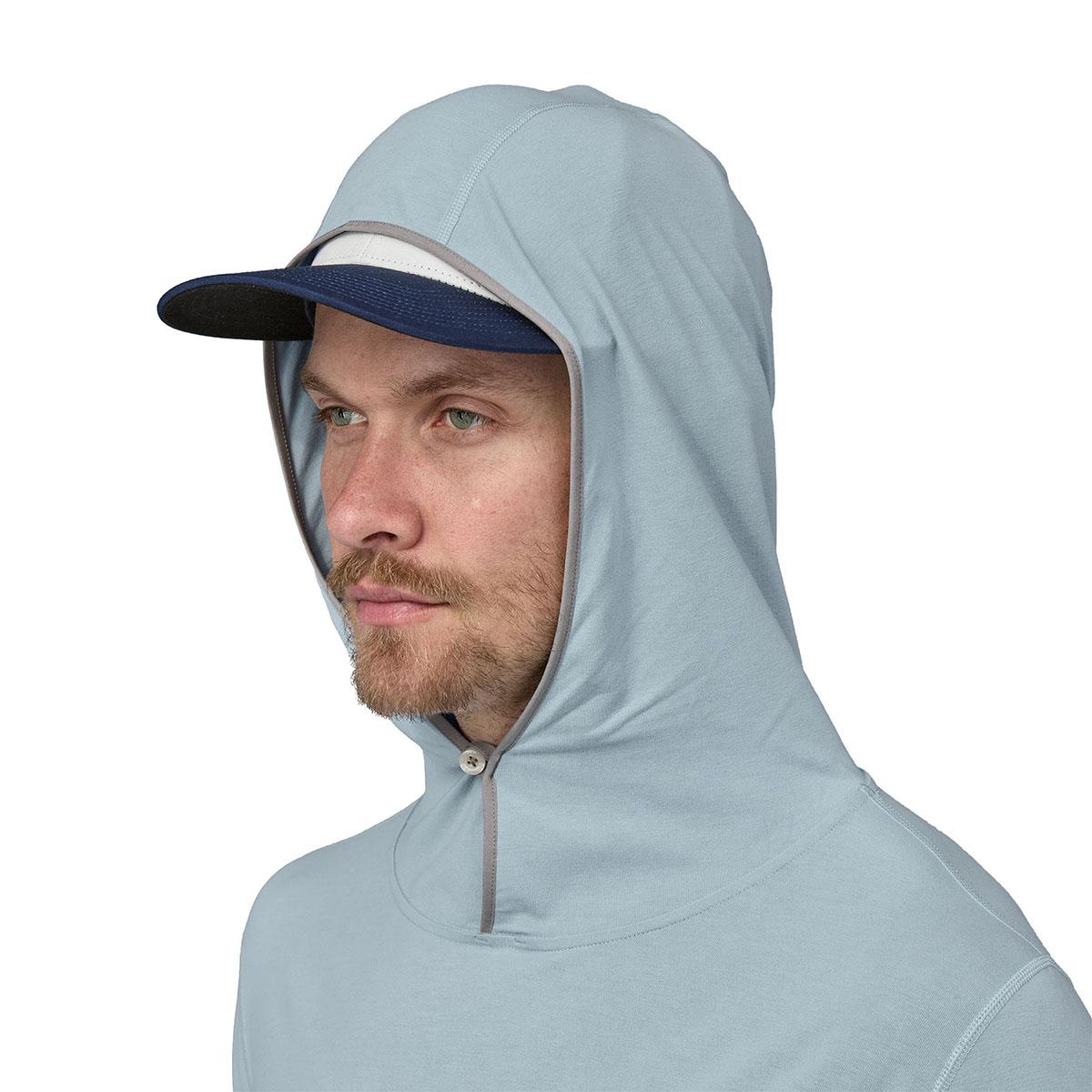 Patagonia Tropic Comfort Natural Hoody Men's in Steam Blue